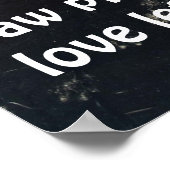 車に乗ったポープリントは猫からのラブレター ポスター (角)