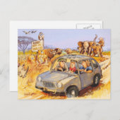 車に乗って! ポストカード (正面/裏面)