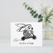 車に乗りに行く ポストカード (スタンド正面)