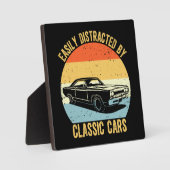 車に気を取られクラシックやすい フォトプラーク (正面)