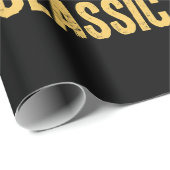 車に気を取られクラシックやすい ラッピングペーパー (ロールコーナー)