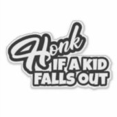 車のおもしろいビニール車デカール シール (正面)