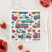 車のおもちゃについて スタンダードランチョンナプキン (インサイチュ)