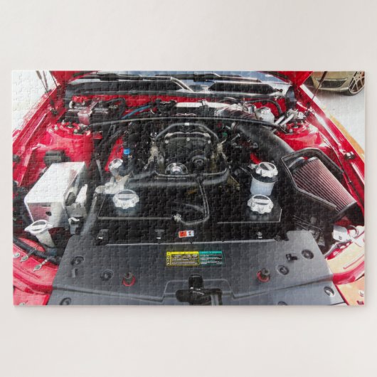 車のすごいエンジンパズル ジグソーパズル (横)