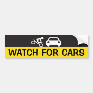 車のために見て下さい バンパーステッカー