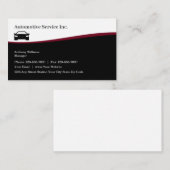 車のでモダンな名刺 名刺 (正面/裏面)