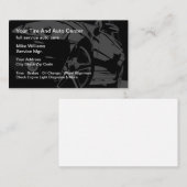 車のなテーマの名刺の背景 名刺 (正面/裏面)