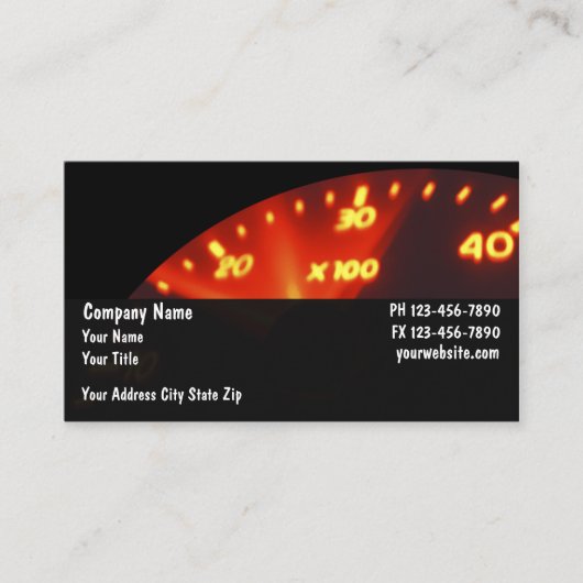 車のなビジネスCards_1 名刺 (正面)