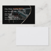 車のなレッカー車の牽引 名刺 (正面/裏面)