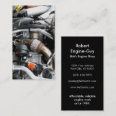 車のな修理部品の整備士の自動技術者2 名刺 (正面/裏面)