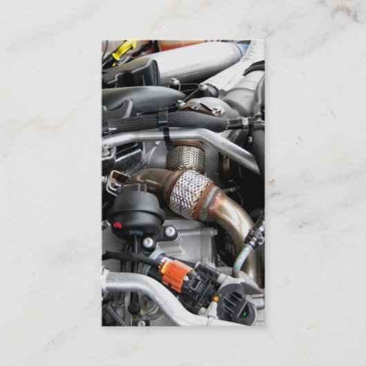 車のな修理部品の整備士の自動技術者2 名刺 (正面)