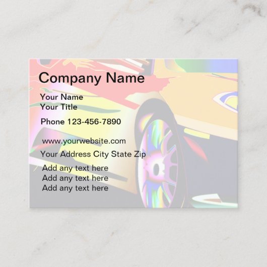 車のな修理Businesscard 名刺 (正面)