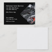 車のな名刺のデザイン 名刺 (正面/裏面)