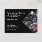 車のな名刺のデザイン 名刺 (正面)