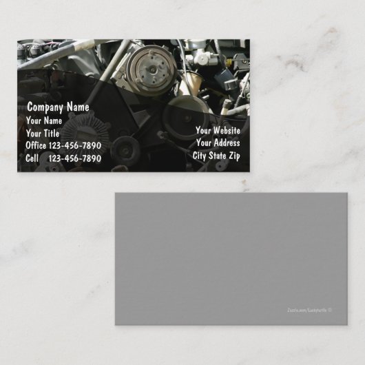 車のな名刺 名刺 (正面/裏面)