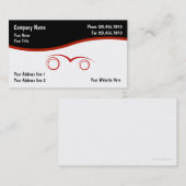 車のな名刺 名刺 (正面/裏面)