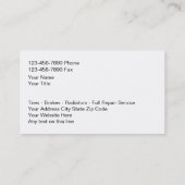 車のな名刺 名刺 (裏面)