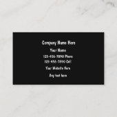 車のな名刺 名刺 (裏面)