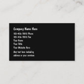 車のな名刺 名刺 (裏面)