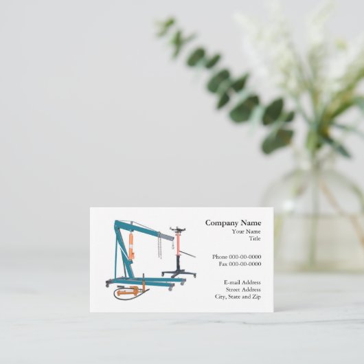 車のな名刺 名刺 (スタンド正面)