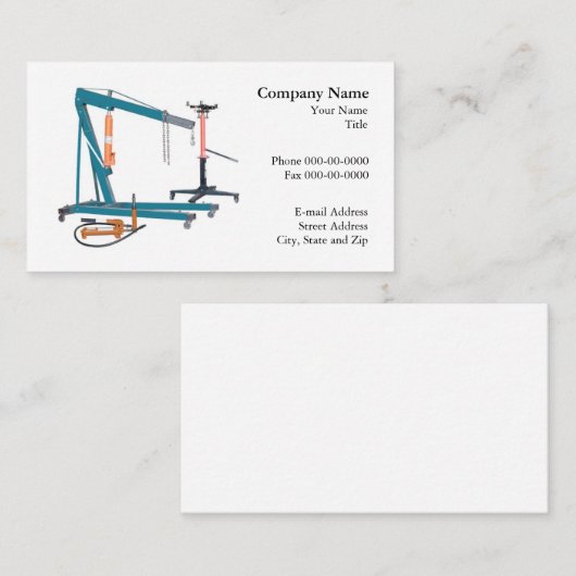 車のな名刺 名刺 (正面/裏面)