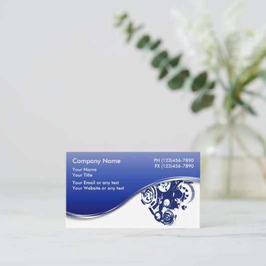 車のな名刺 名刺 (スタンド正面)