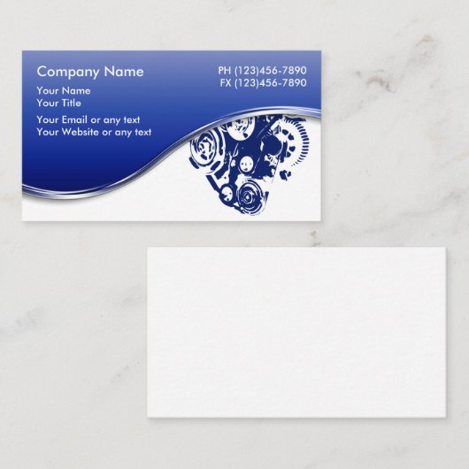 車のな名刺 名刺 (正面/裏面)