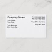 車のな名刺 名刺 (裏面)