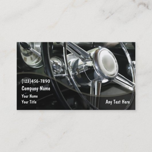 車のな名刺 名刺 (正面)