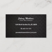 車のな技術者の名刺 名刺 (裏面)