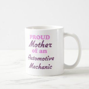 車のな整備士の誇り高い母 コーヒーマグカップ