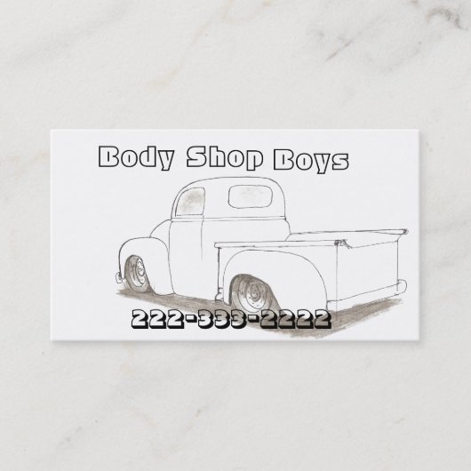 車のな真珠の終わりの名刺 名刺 (正面)