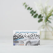 車のな絵画サービス 名刺 (スタンド正面)