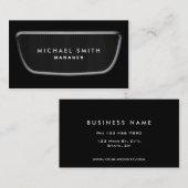 車のな自動車のセールスマンの整備士のプロフェッショナル 名刺 (正面/裏面)