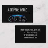 車のな/整備士の速度の高速車のレーサー 名刺 (正面/裏面)