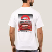 車のなRealspeed Tシャツ (裏面)