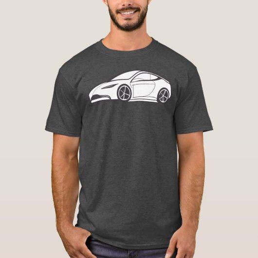 車のアイコン Tシャツ (正面)