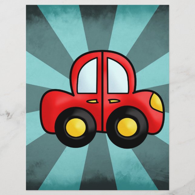 車のイラストレーション (正面)