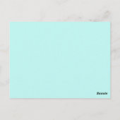 車のエンジンのピストンのはがき ポストカード (裏面)