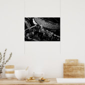 車のエンジンのポスター/プリント ポスター (キッチン)