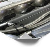 車のエンジンのポスター ポスター (角)