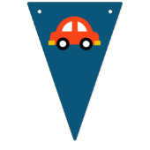 車のカスタム誕生日バナー バンティングフラッグ (第1の旗)