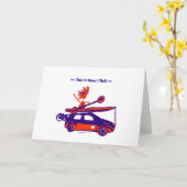 車のカヤック – 私は転が! カード (黄色い花)