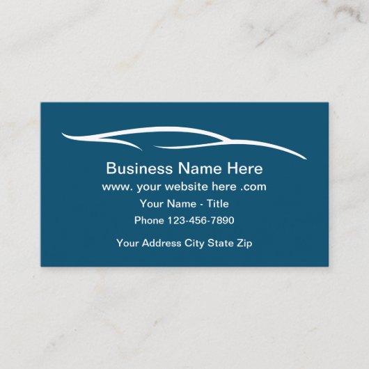 車のカー気に名刺 名刺 (正面)