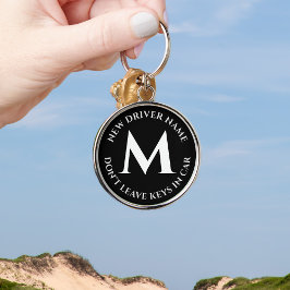 車のキーチェーンに新しいドライ離れバ名が鍵しない キーホルダー