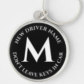 車のキーチェーンに新しいドライ離れバ名が鍵しない キーホルダー (正面)