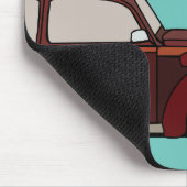 車のクラシック車 マウスパッド (コーナー)