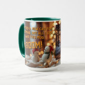 車のクリスマスマグカップを欲しがった マグカップ (正面左)