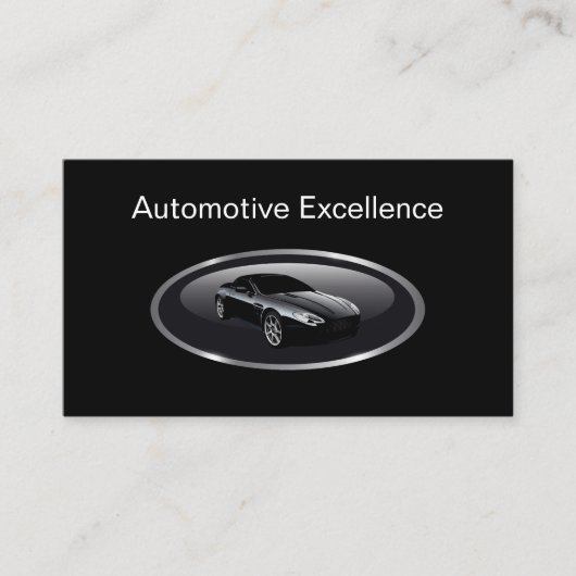 車のクール名刺 名刺 (正面)