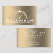 車のコントロールパネルスタイル名刺 名刺 (正面/裏面)